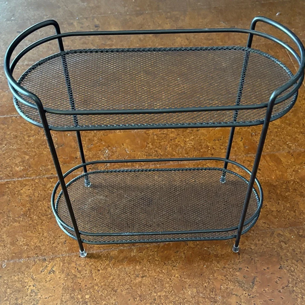 Black Metal Bathroom Shelf